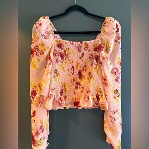 EXPRESS Floral Blouse- Size Small
